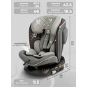 Автокресло детское 0-36 кг Sweet Baby Crosstour 360 SPS Isofix цвет: Grey
