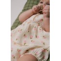 Боди-платье из муслина 56-62 см цвет: молочный 1512-221 Боди-платье из муслина 56-62 см цвет: молочный 1512-221