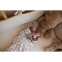 Вязаный хлопковый комбинезон 62-68 см цвет: клетка 7055-332