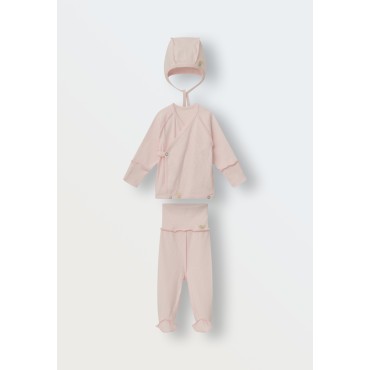 Комплект из ажура из 3 предметов 56 см цвет: розовый 9068-49 Комплект из ажура из 3 предметов 56 см цвет: розовый 9068-49