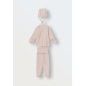 Комплект из ажура из 3 предметов 62 см цвет: розовый 9068-49