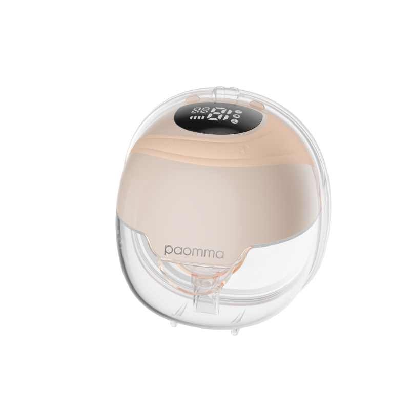 Молокоотсос бионический Paomma свободные руки цвет: Almond/Grey