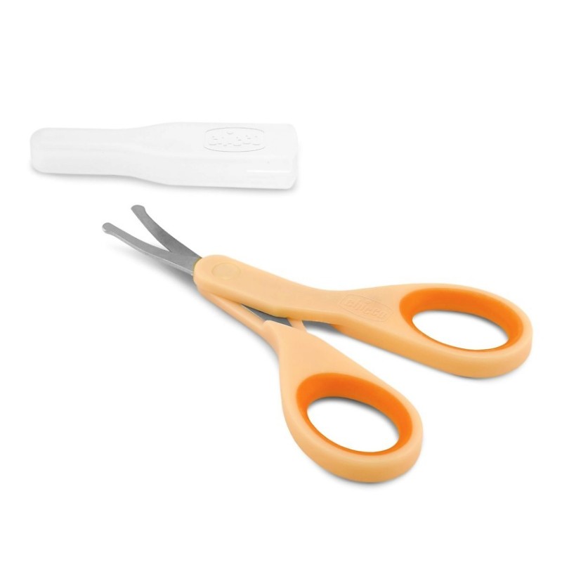 Ножницы с защитным колпачком 0м+Chicco цвет: Orange Ножницы с защитным колпачком 0м+Chicco цвет: Orange