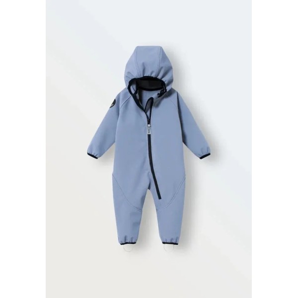 Комбинезон демисезонный мембрана Softshell 86-92 см цвет: серо-голубой 167-133