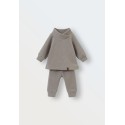 Флисовый костюм Cute 80-86 см цвет: серый 1555-13 Флисовый костюм Cute 80-86 см цвет: серый 1555-13