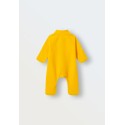 Флисовый комбинезон-поддева Cute 56-62 см цвет: желтый 1645-35