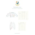 Комплект из капитония 80 см свитшот + джоггеры цвет: бежевый 4050-34