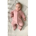 Флисовый комбинезон-поддева Cute 62-68 см цвет: пудра 1645-01