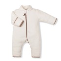 Флисовый комбинезон-поддева Cute 62-68 см цвет: экрю 1645-02