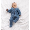 Флисовый комбинезон-поддева Cute 62-68 см цвет: синий 1645-195