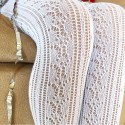 Колготки детские ажурные Huggy 105 см цвет: белый 612007