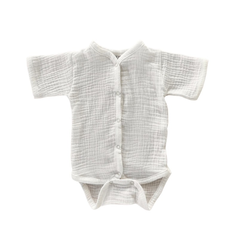 Боди на кнопках с коротким рукавом 68-74 см цвет: серый М-172