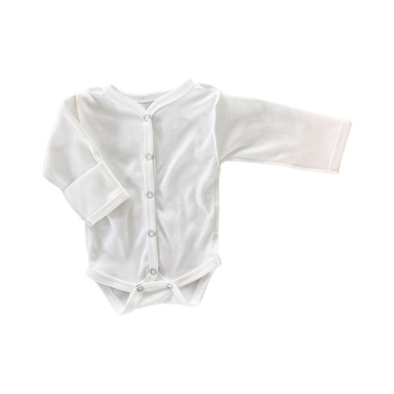Боди с длинным рукавом на кнопках Newborn 50 см цвет: экрю Т-131/О