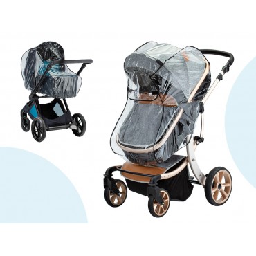 Дождевик на коляску универсальный в сумке RRC-001