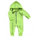 Комбинезон из футера без начеса с капюшоном "AB Legends" 86 см цвет: лайм V054