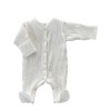 Муслиновый слип на кнопках 50 см Newborn  цвет: молочный М-141