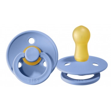 Cоска-пустышка BIBS Colour Latex 6-18 месяцев цвет: sky blue