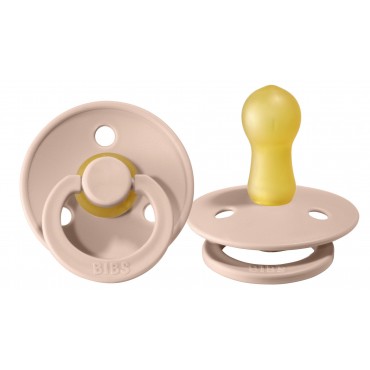 Cоска-пустышка BIBS Colour Latex 6-18 месяцев цвет: blush
