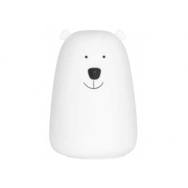 Силиконовый мягкий ночник Polar Bear + USB с аккумулятором