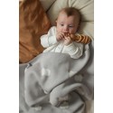 Вязаный детский плед Animal Sheeps 80*120 цвет: серый W164-029-80/120