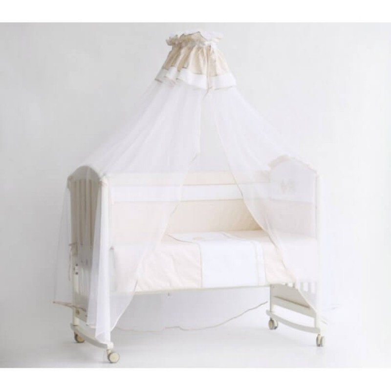 Балдахин для детской кроватки "Прогулка" цвет: бежевый 026/4