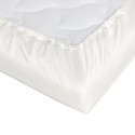 Простыня на резинке на стандартный матрас 120*60 см цвет: айвори ПР-120.1