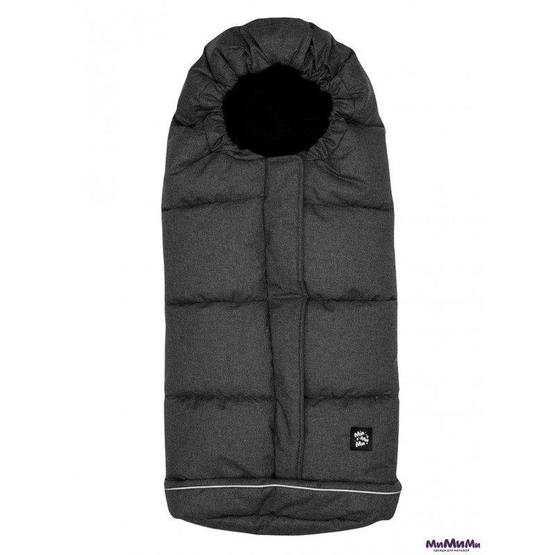 Прогулочный мембранный конверт в коляску Мимими от -30°С до +10°С "Серый бархат"