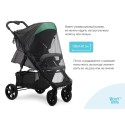 Сетка москитная универсальная на коляску 100*145 цвет: черный