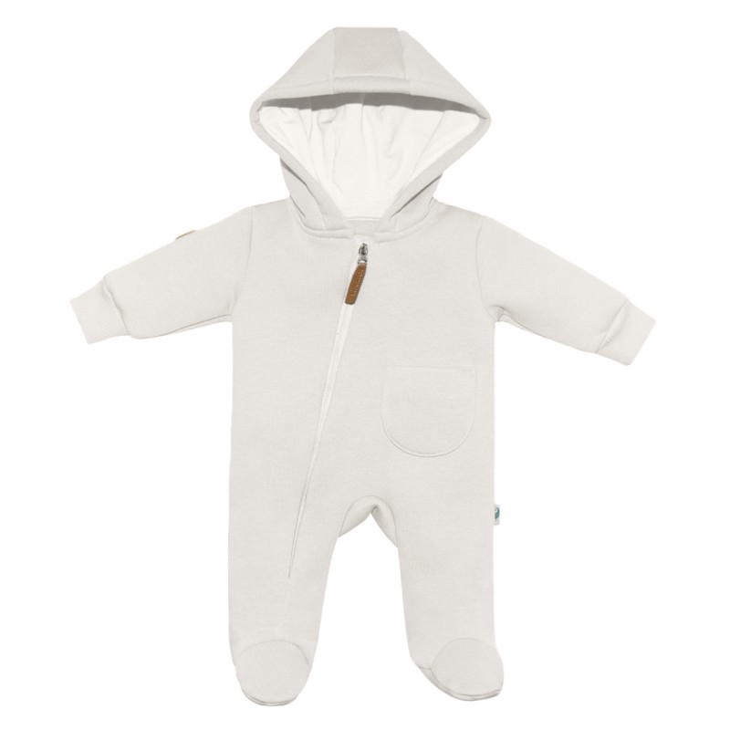 Комбинезон из футера с начесом Toucan 62 см цвет: экрю 1632-02