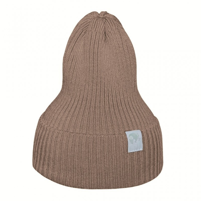 Вязаная шапочка-колпачок Simple 42-46 см цвет: шоколад 6000-10 Вязаная шапочка-колпачок Simple 42-46 см цвет: шоколад 6000-10