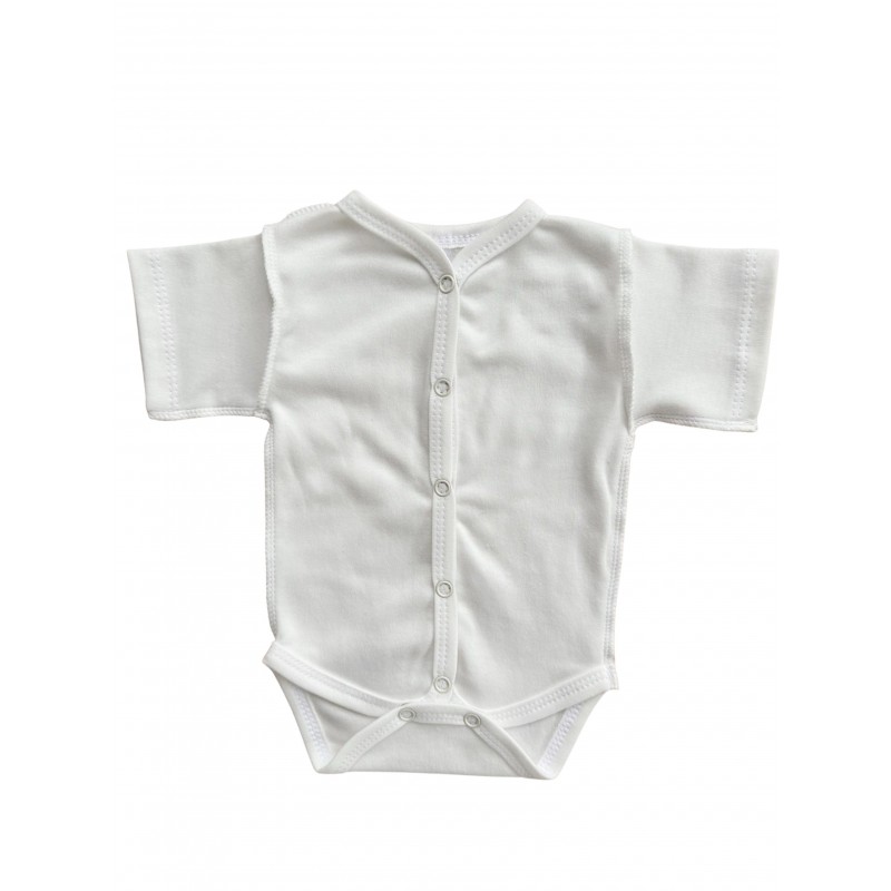 Боди с коротким рукавом на кнопках Newborn 50 см цвет: экрю Т-133