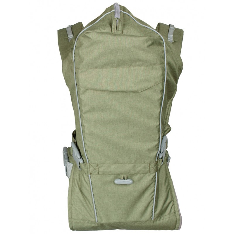 Рюкзак-кенгуру для переноски малыша от 0 месяцев + «BabyActive Vikont » цвет: оливковый BAV01-005