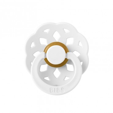 Cоска-пустышка BIBS Boheme Latex 6-18 месяцев цвет: white 220211
