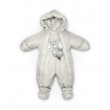 Комбинезон-трансформер с рождения до 80 см цвет: светло-серый 147ШМ