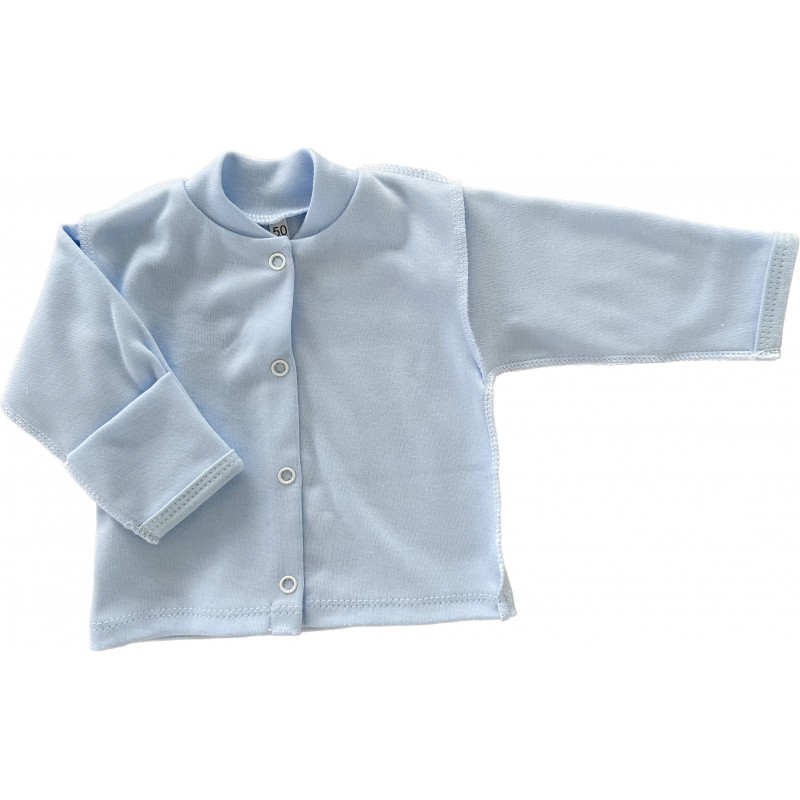 Кофточка для малыша 50 см Newborn цвет: небесный Т-026 Кофточка для малыша 50 см Newborn цвет: небесный Т-026