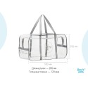 Комплект из 3-х прозрачных сумок в роддом цвет: серый