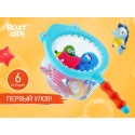 Игрушки для ванной SEA ANIMALS с сачком 6+1 шт RRT-812