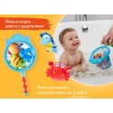 Игрушки для ванной SEA ANIMALS с сачком 6+1 шт RRT-812