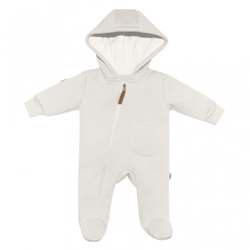 Комбинезон из футера с начесом Toucan 68 см цвет: экрю 1632-02