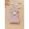 Комплект на выписку из роддома 5 предметов " Softy" цвет: пудровый 0403