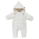 Комбинезон демисезонный DEW с капюшоном 0-6 месяцев цвет: экрю 160-02
