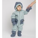 Комбинезон демисезонный Bloom 74-80 см цвет: светлый ментол/ синий 165-165