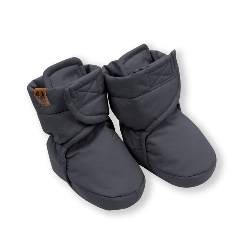 Теплые пинетки Bloom 6-12 месяцев цвет: графит 177-53