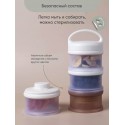Контейнер для сухой молочной смеси и снеков Paomma цвет: buttercream PMC 112