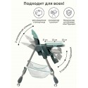 Стульчик для кормления с рождения 0+ Bubago Amelia цвет: зеленый BG 103-3