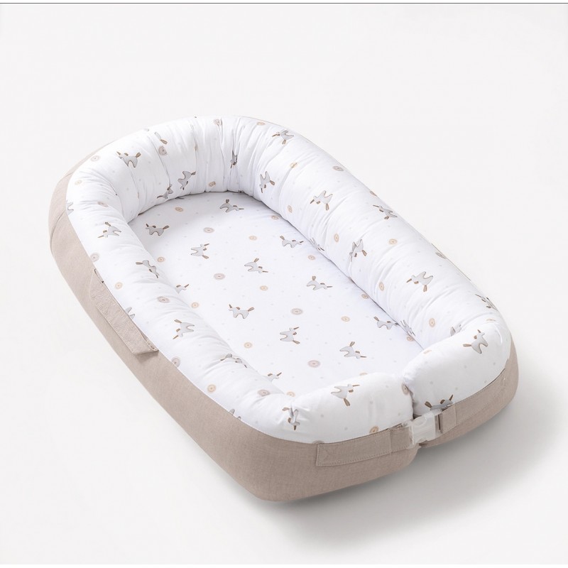 Кокон-гнездышко-колыбель для малыша Perina Soft Cotton цвет: песочный ГН-02.12 Кокон-гнездышко-колыбель для малыша Perina Soft Cotton цвет: песочный ГН-02.12