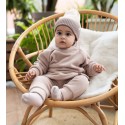 Флисовый костюм Cute 68-74 см цвет: теплый беж 1555-122 Флисовый костюм Cute 68-74 см цвет: теплый беж 1555-122