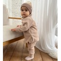 Флисовый костюм Cute 68-74 см цвет: теплый беж 1555-122 Флисовый костюм Cute 68-74 см цвет: теплый беж 1555-122