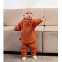 Флисовый костюм Cute 74-80 см цвет: светлый кирпичный 1555-171