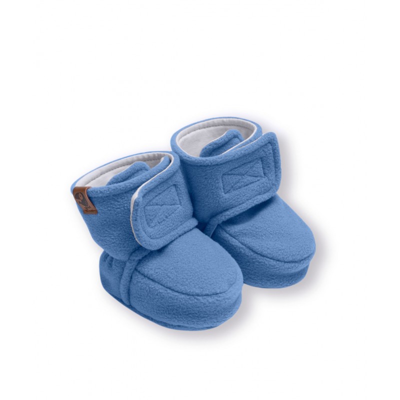 Пинетки из флиса Cute 3-8 месяцев цвет: синий 2200-195